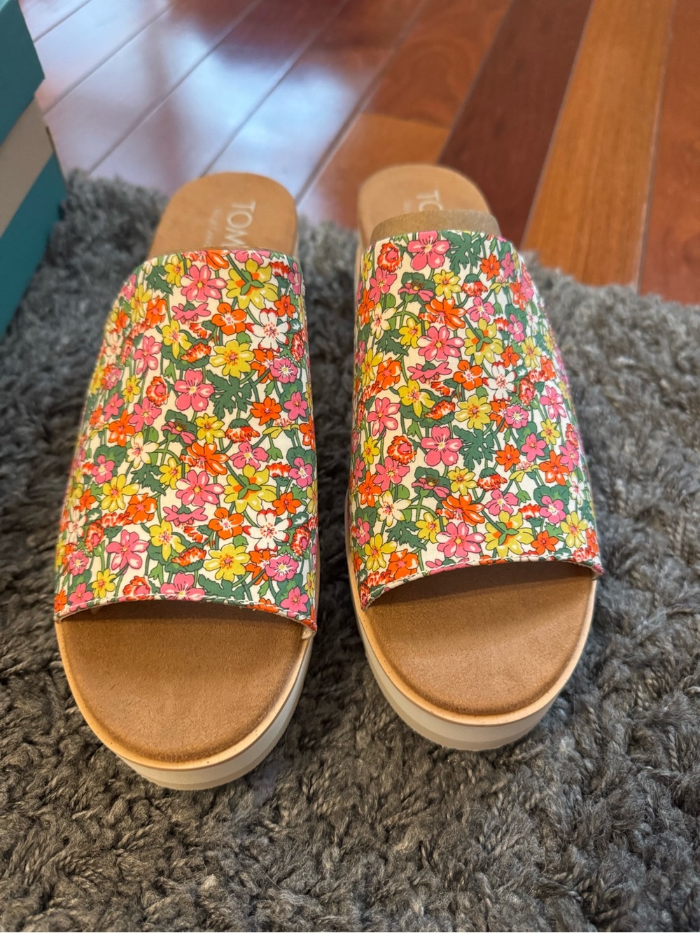Women's Toms Diana Slide Sandals in Multi-Color